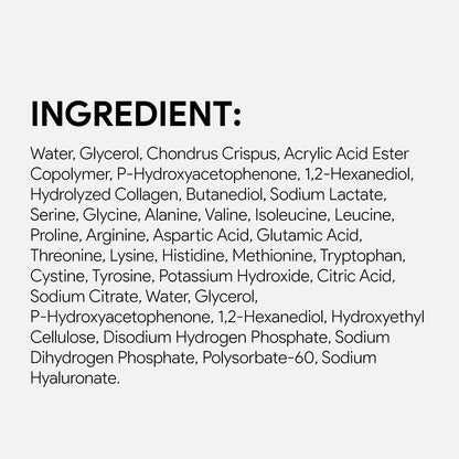 SEYOUL Collagen Jelly Mask – 83% Hydrolyzed Collagen & Niacinamide (5 Sheets)