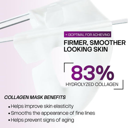 SEYOUL Collagen Jelly Mask – 83% Hydrolyzed Collagen & Niacinamide (5 Sheets)