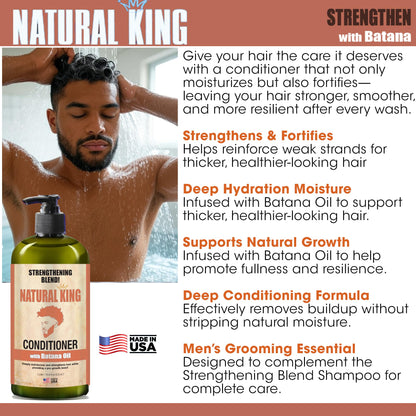 SFC Natural King Strengthening Conditioner with Batana Oil – 33.8 oz