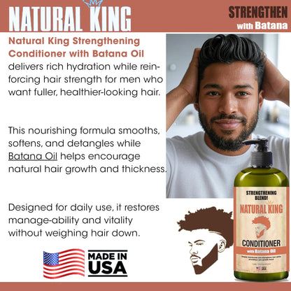 SFC Natural King Strengthening Conditioner with Batana Oil – 33.8 oz