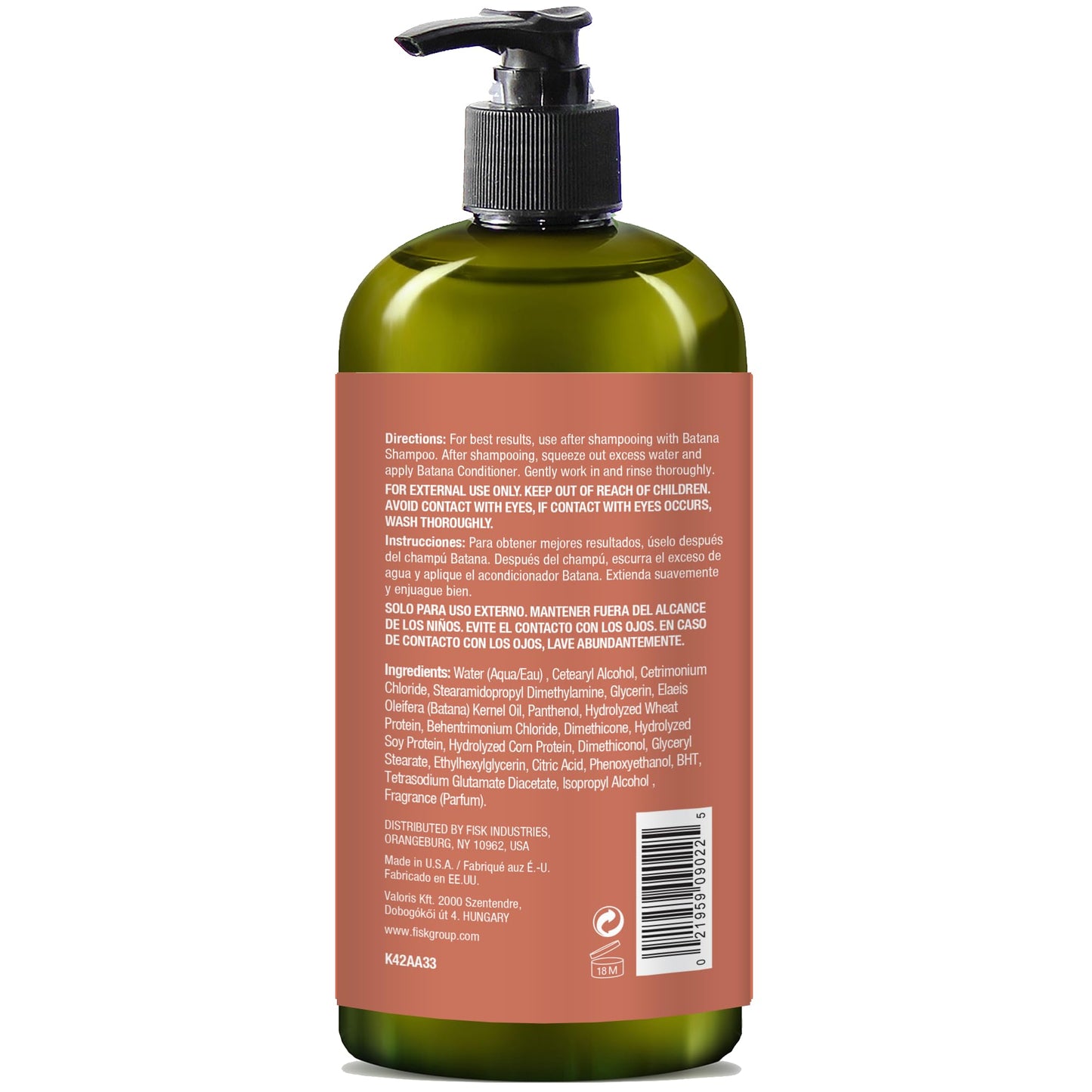 SFC Natural King Strengthening Conditioner with Batana Oil – 33.8 oz