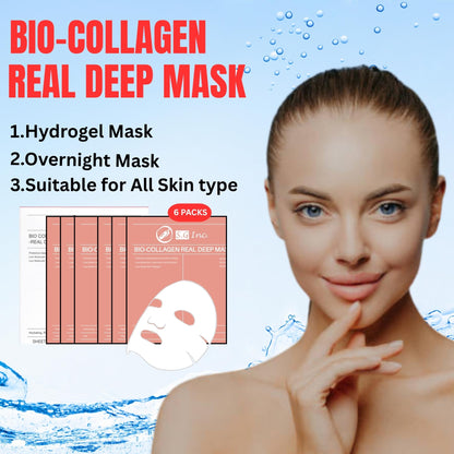SG Bio-Collagen Real Deep Mask – Overnight Hydration, Firming & Pore Refinement | S.G Inc