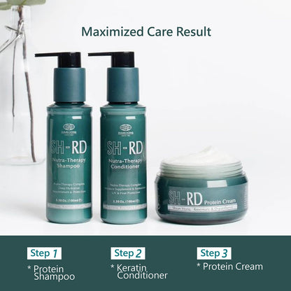 SH-RD Protein Cream for Dry Damaged Hair — Leave-In Conditioner with Rosemary & Silk Protein