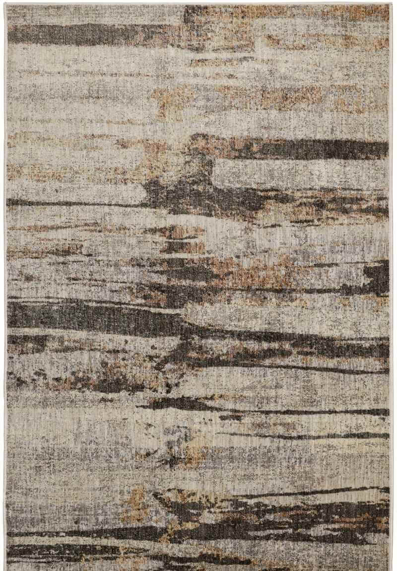 Aspre Shades Lines Rug – Brown Striped