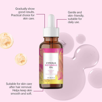 SHAOMABA Cyperus Rotundus Oil for Hair Removal — Natural, Moisturizing & Soothing