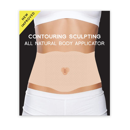 Shape and Tone All Natural Moisturizing Body Contouring Applicator Wrap – Easy to Use Tummy Contour Wrap (10 APPLICATORS)