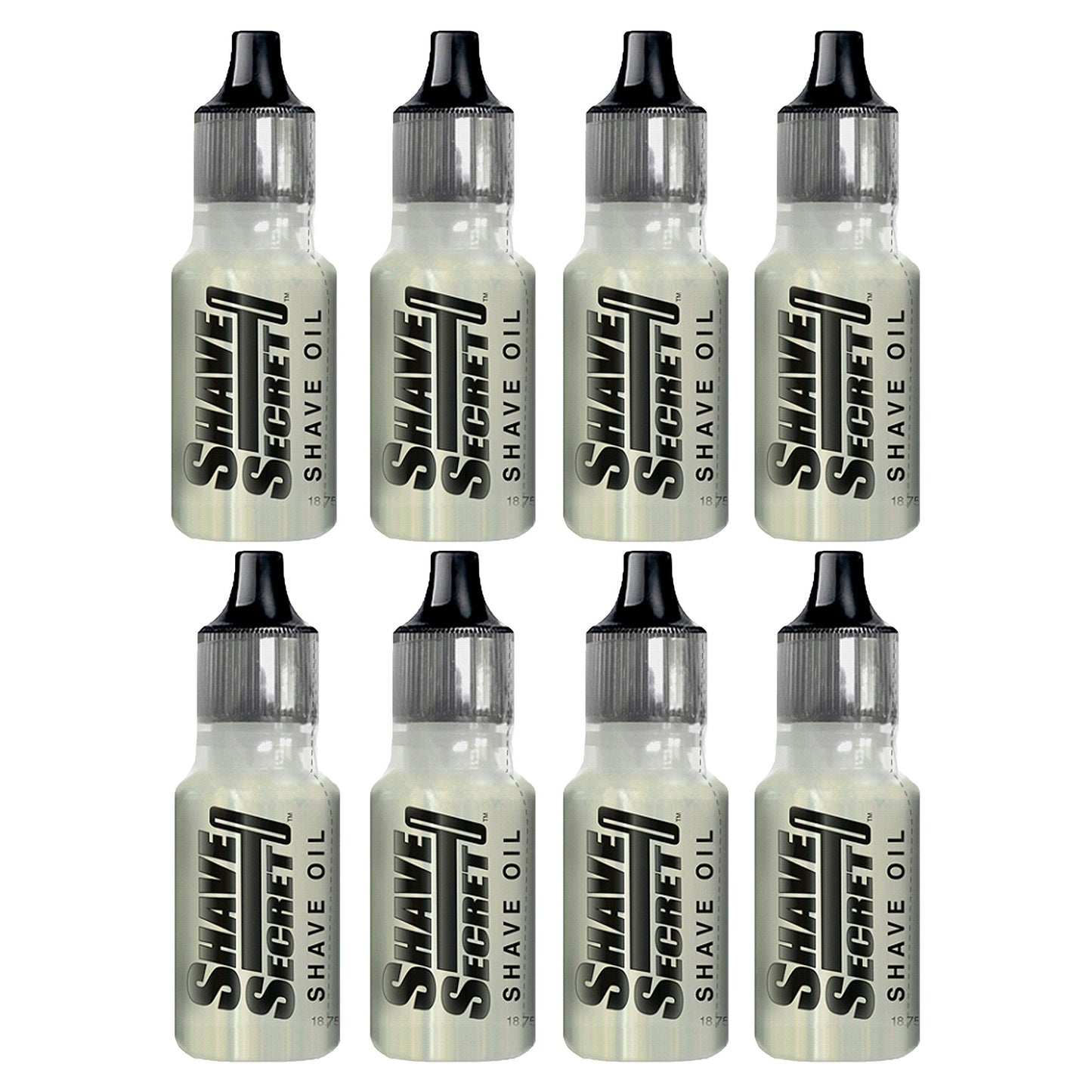 Shave Secret Shaving Oil Pack of 8 - 0.63 fl oz Each