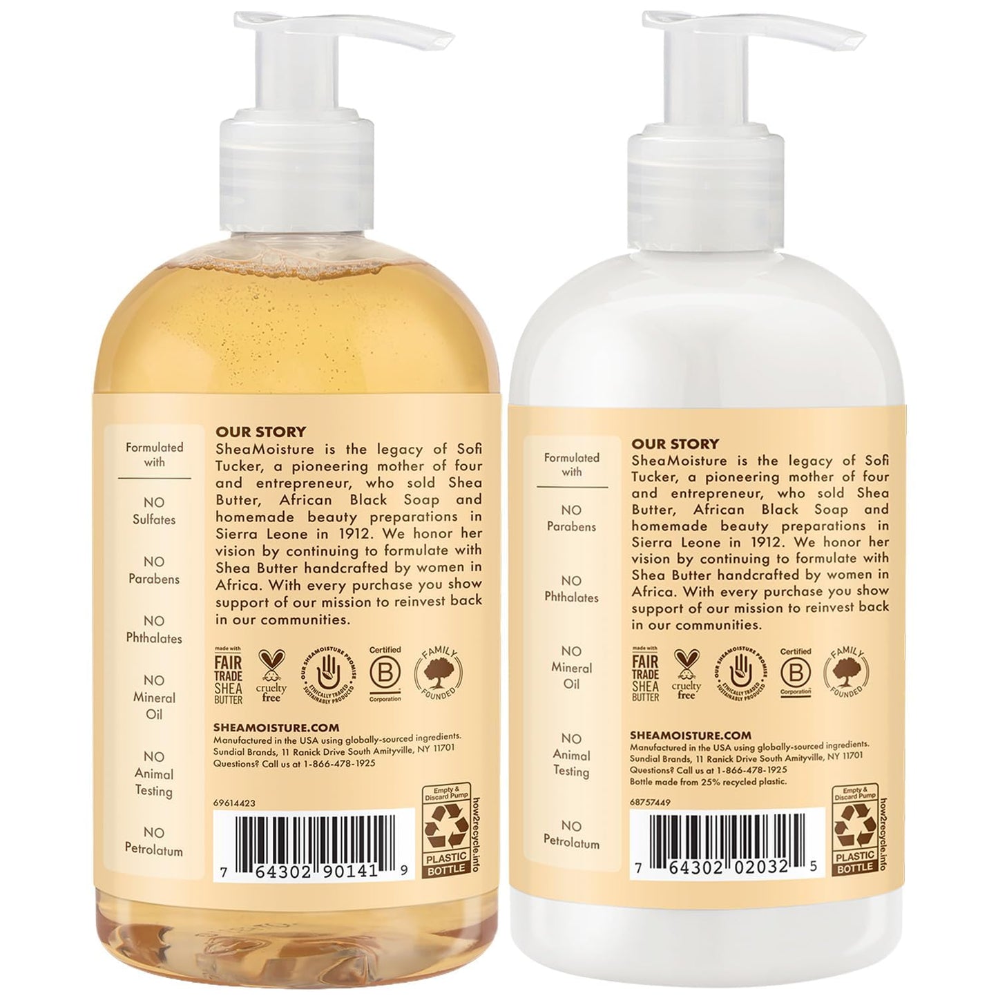SheaMoisture Baby Essentials: Tear-Free 2-in-1 Shampoo & Body Wash + Curls & Coils Detangler Conditioner