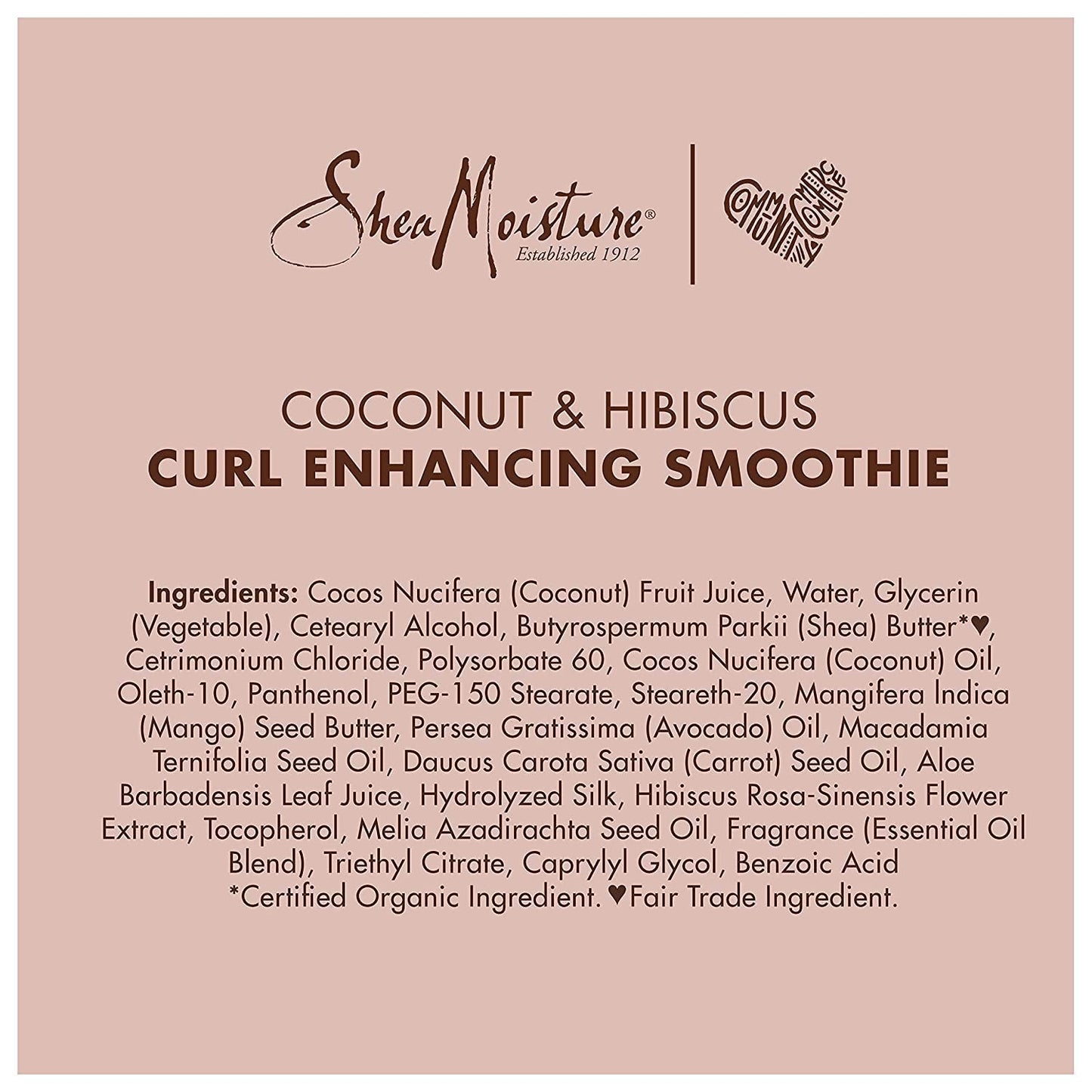 SheaMoisture Coconut & Hibiscus Curl Enhancing Smoothie - 12 oz