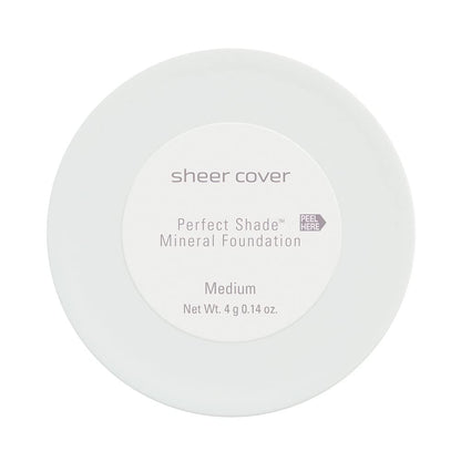 Sheer Cover Flawless Face Kit – Medium Shade Mineral Foundation, Conceal & Brighten Highlight Trio + Free Foundation & Concealer Brushes – 4-Piece Set