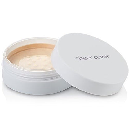 Sheer Cover Perfect Shade Mineral Foundation Kit – Light/Fair (4 g) + Free Brush