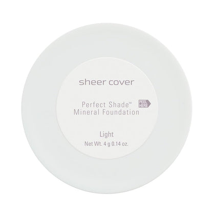 Sheer Cover Perfect Shade Mineral Foundation Kit – Light/Fair (4 g) + Free Brush
