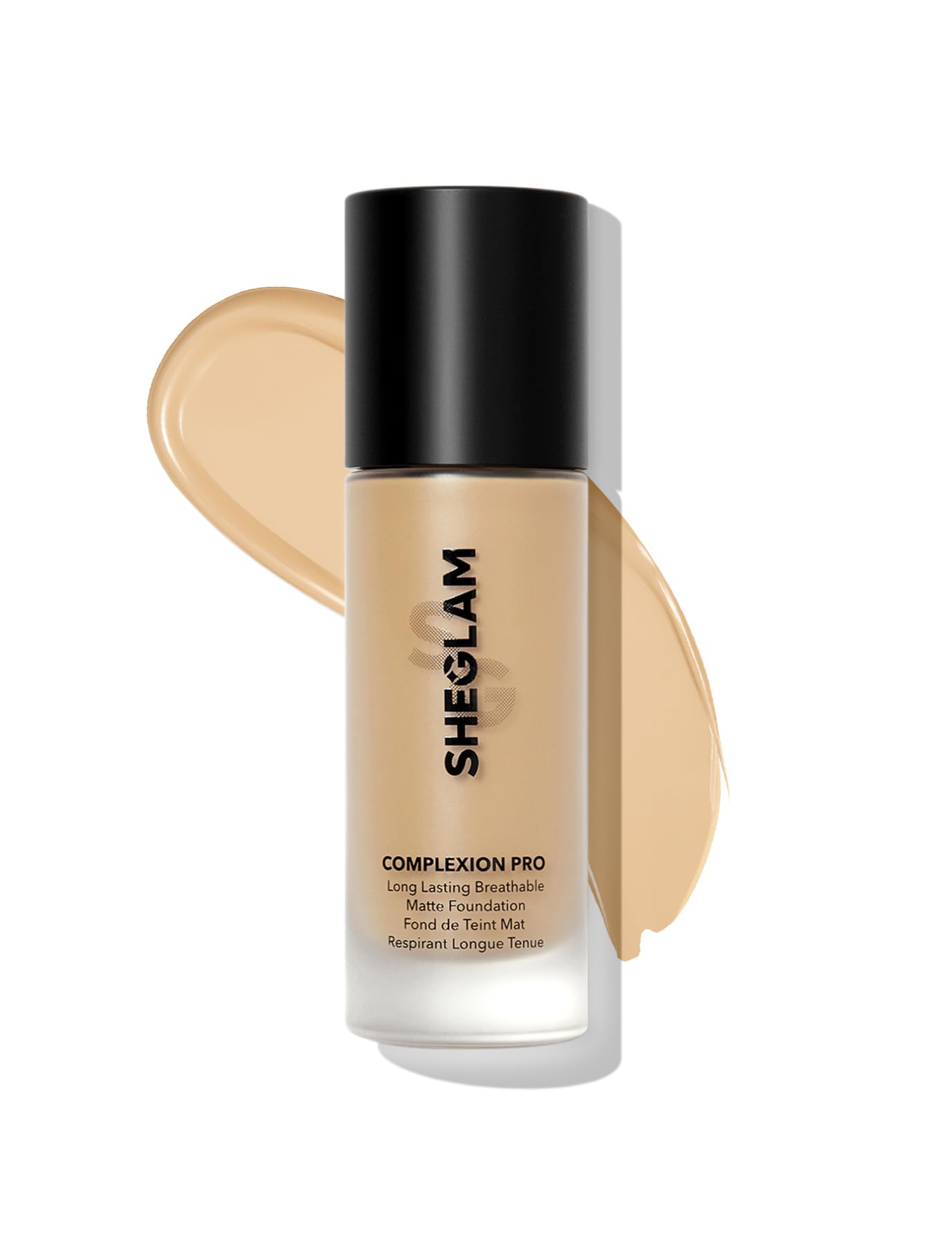 SHEGLAM Full Coverage Foundation - Long Lasting Waterproof Matte-Dewy Sand