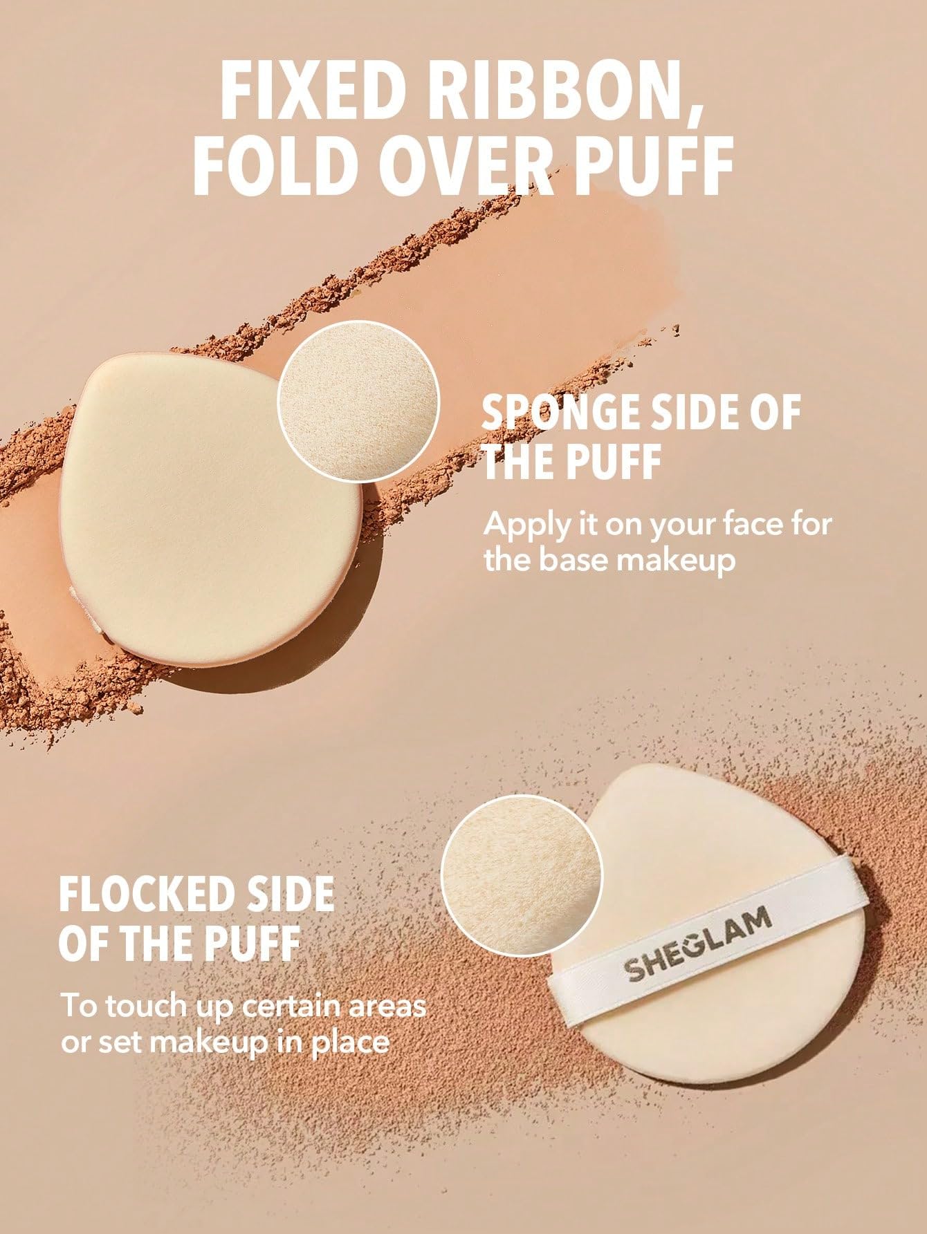 SHEGLAM Skin-Focus Full Coverage Powder Foundation – Oil-Control, Lightweight (Wheat)