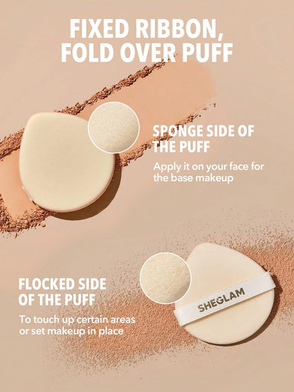 SHEGLAM Skin-Focus Full Coverage Powder Foundation – Oil-Control, Matte, Peach