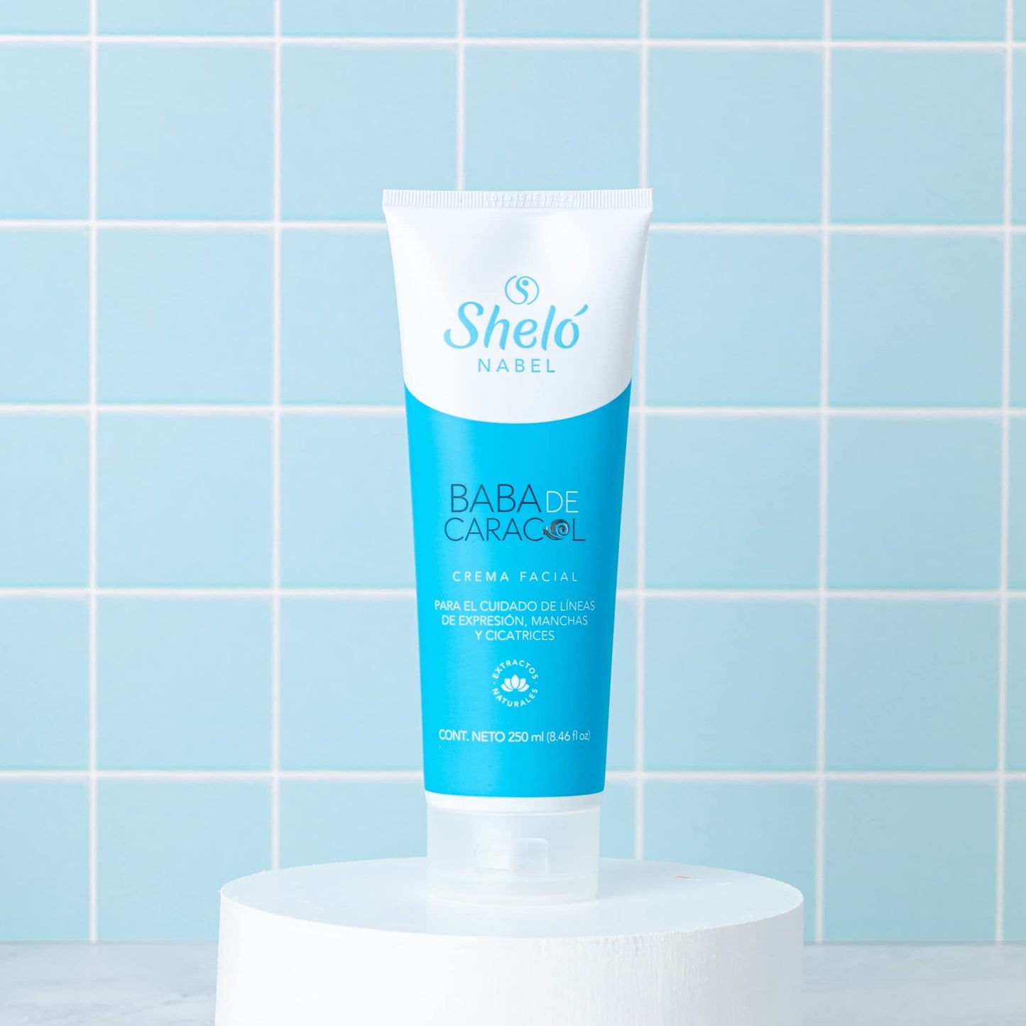 Sheló NABEL Baba de Caracol Snail Cream Face Moisturizer – Hydrating Daily Skincare