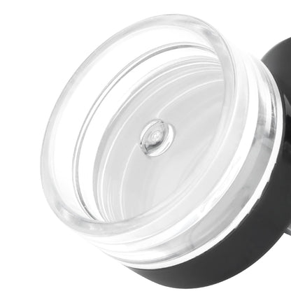 SHEUTSAN 200 Pack 3ml Plastic Jars with Black Lids – Clear Sample Containers