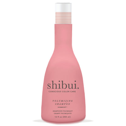 SHIBUI Volumizing Shampoo – Spirulina & Cucumber Extract for Fine Hair, Color-Safe, 12 Fl Oz