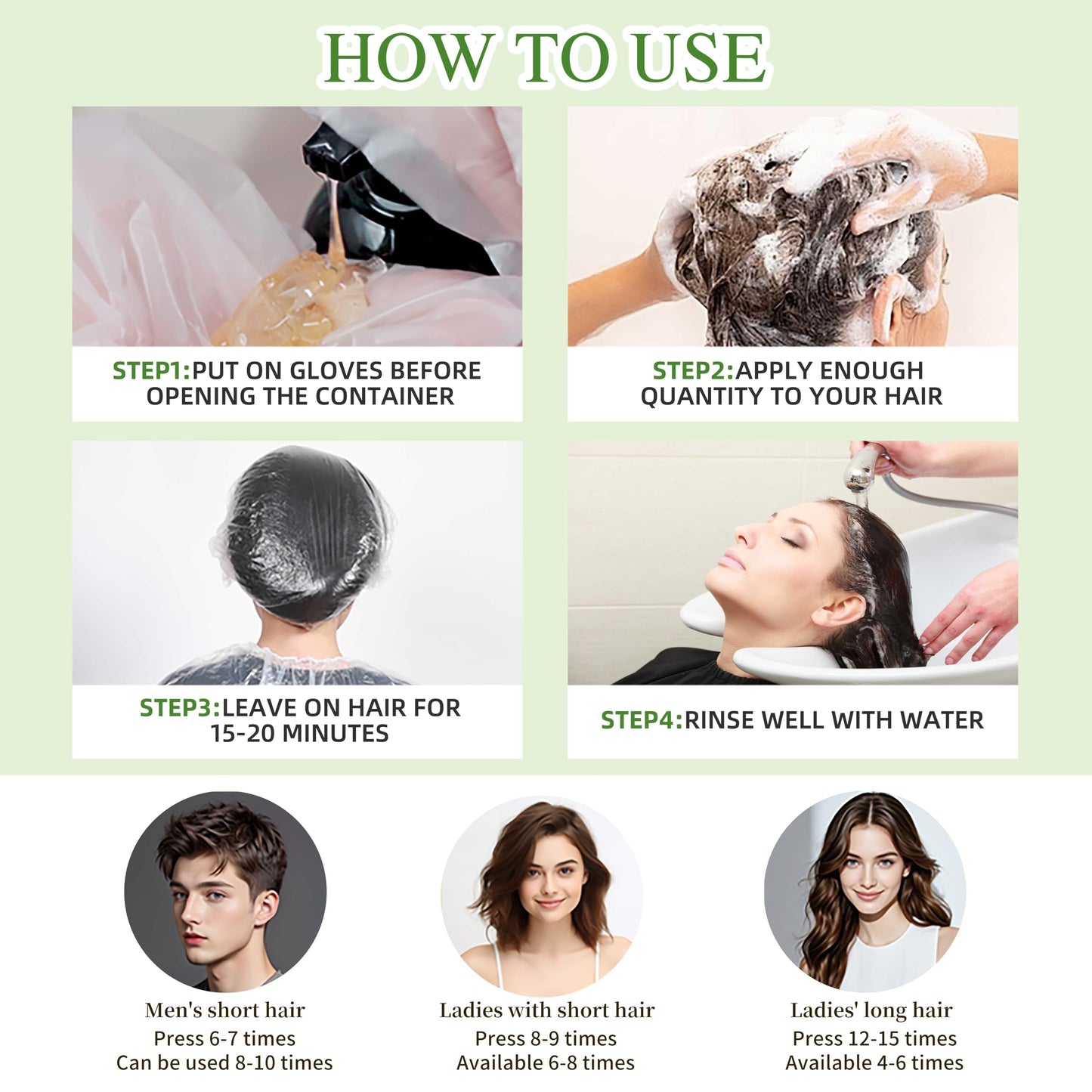 SHIHUANUO Hair Dye Shampoo 3-in-1 for Gray Hair Coverage – Herbal Natural Brown