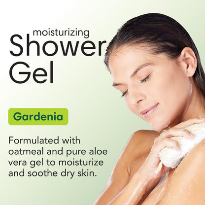 ShiKai Daily Moisturizing Shower Gel Gardenia 12oz Pack of 2 – Aloe Vera & Oatmeal