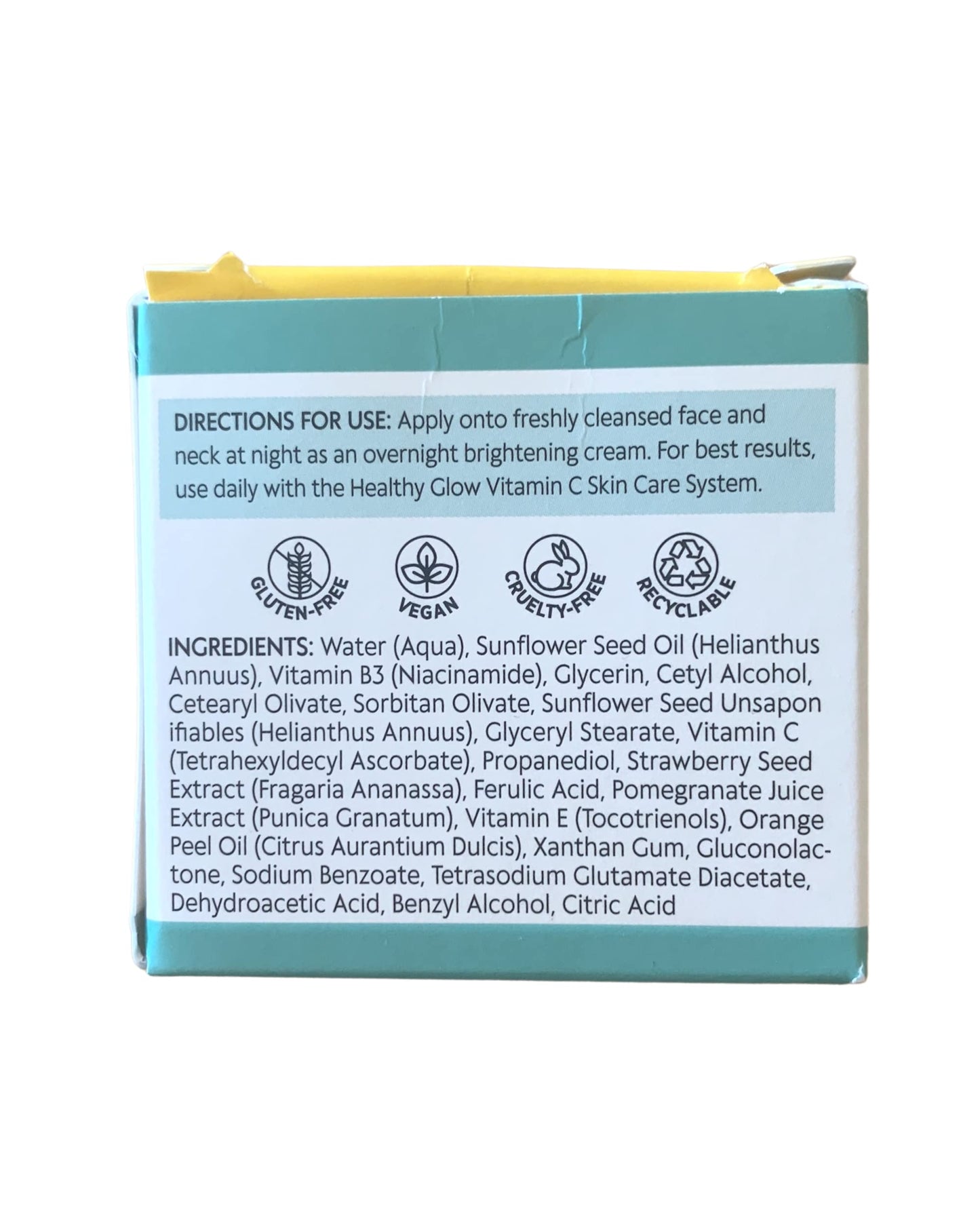 ShiKai Healthy Glow Brightening Night Cream (1 oz) | Hydrating Vitamin C Night Moisturizer