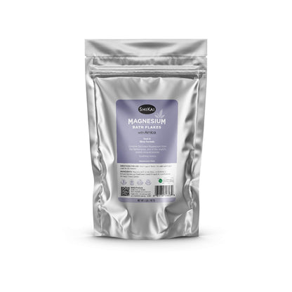 ShiKai Magnesium Bath Flakes with Arnica (32 oz) – Fragrance-Free Bath Salt