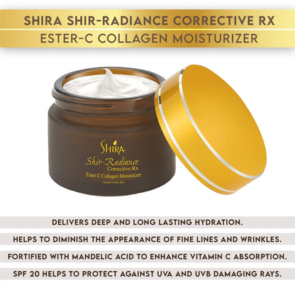 Shira Shir-Radiance Corrective Rx Ester-C Collagen Moisturizer – Pack of 2, 50 ml