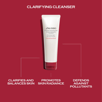 Shiseido Wrinkle Smoothing Ritual Set — Benefiance Day Cream SPF23 50ml + Cleansing Foam 50ml + Eudermine Essence 30ml + Night Cream 15ml | $133 Value
