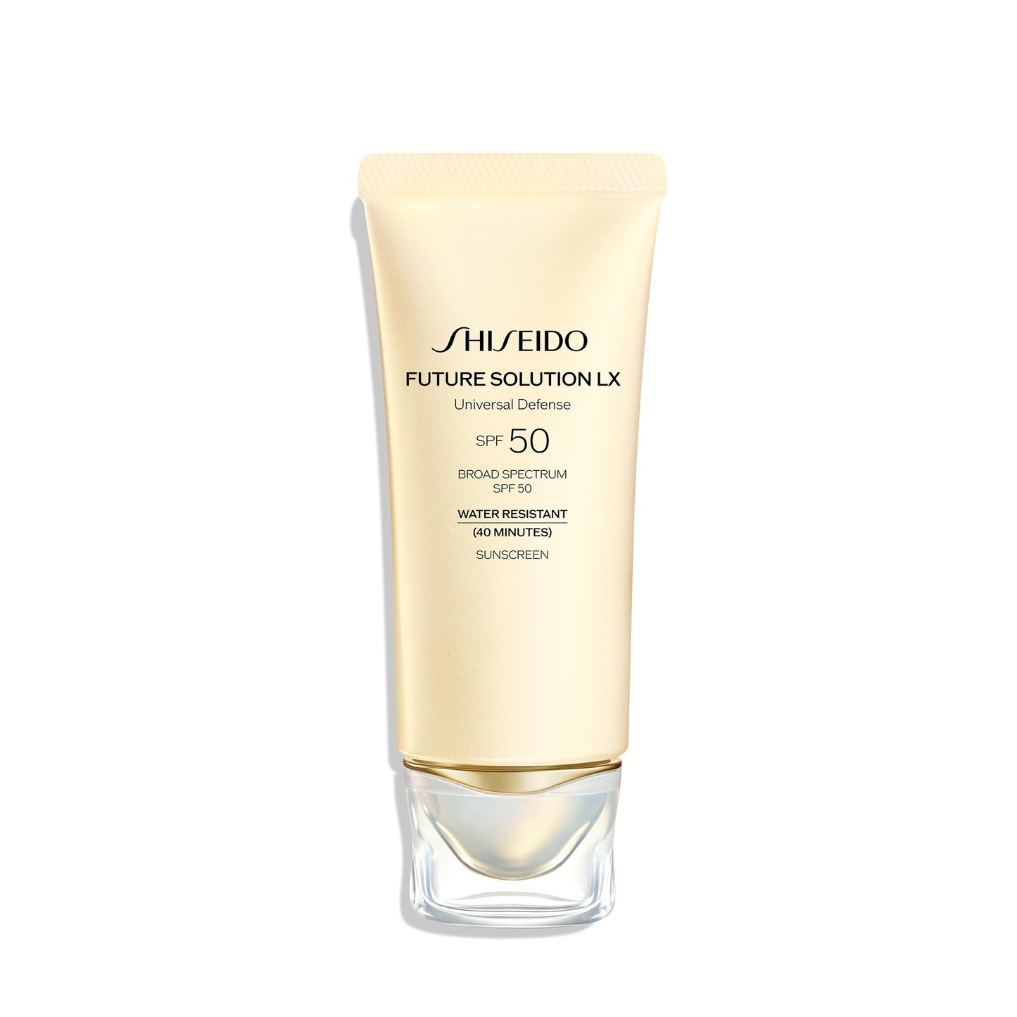 Shiseido Future Solution LX Universal Defense SPF 50 – Anti-Aging Hydrating Face Sunscreen Cream (50 mL)