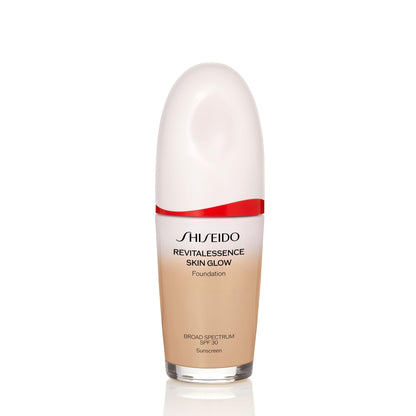 Shiseido RevitalEssence Skin Glow Foundation SPF 30 260 Cashmere – Buildable Medium Coverage, 24H Hydration, 12H Wear