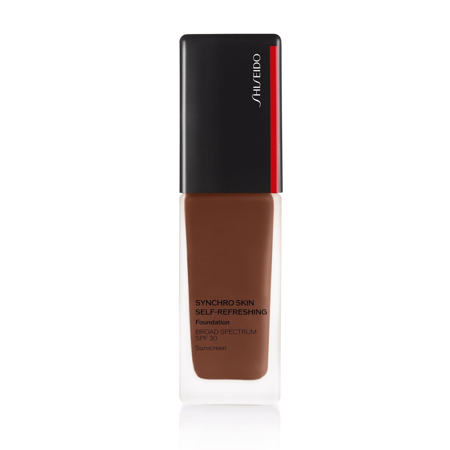 Shiseido Synchro Skin Self-Refreshing Foundation SPF 30 Jasper 550 – Medium-to-Full Coverage, 24-Hour Natural Semi-Matte Finish