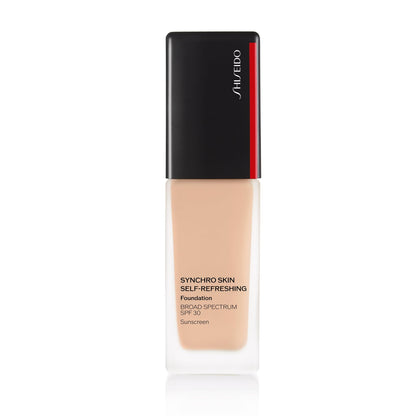 Shiseido Synchro Skin Self-Refreshing Foundation SPF 30 Linen 220 | Medium-to-Full Buildable Coverage