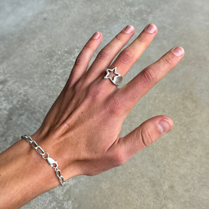 Shooting Star Silver Ring