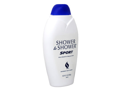 Shower To Shower Sport Absorbent Body Powder – 4 x 13 oz Bottles