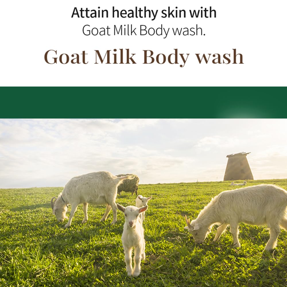 SHOWERMATE Goat Milk Body Wash Original – 27 fl oz / 800 ml