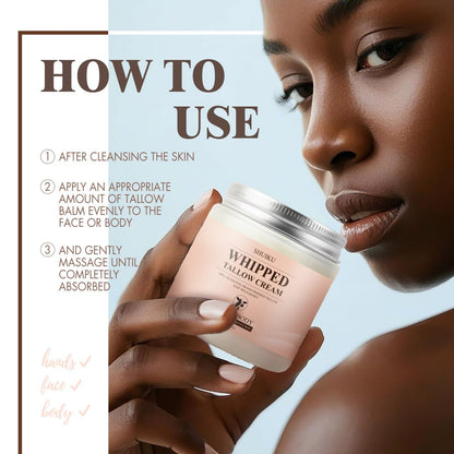 SHUIKU Beef Tallow with Honey Balm – Ultra-Nourishing Skin Moisturizer