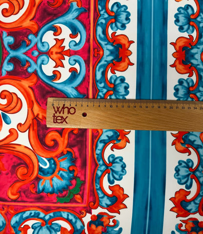 Sicilian Caretto Pattern Fabric by Metre