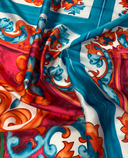 Sicilian Caretto Pattern Fabric by Metre