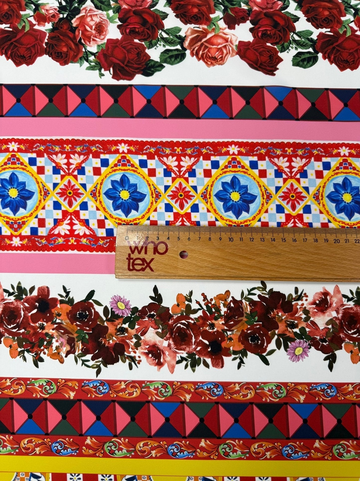 Sicilian Floral Fabric Sold by Metre