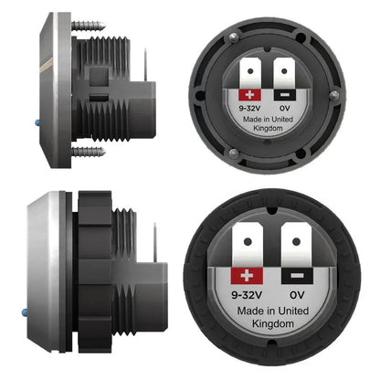 Alfatronix PVPro-AC Dual USB A & C Charger 12V 24V Rear Fit Marine Bus 3.6A