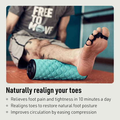 SIDEKICK Toe Spreaders 2.0 – Customizable Silicone Toe Spacers for Men & Women | Adjustable Toe Alignment