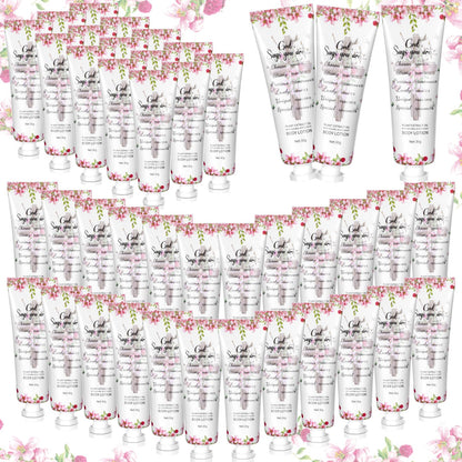 Siifert 48-Piece Christian Body Lotion Gift Set – Travel-Size 1 oz Bottles for Women