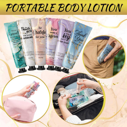 Siifert 48pc Mini Body Lotion Gift Set – Travel-Size Hand Creams for Staff & Teachers