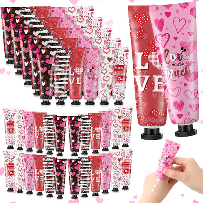 Siifert 48-Piece Valentine Hand Cream Bulk Gift Set – 30 ml Travel-Size Moisturizing Hand Lotion