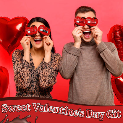 Siifert 25 Pcs Valentine Lip Balms – Heart-Shaped Gift Set for Galentine’s Day