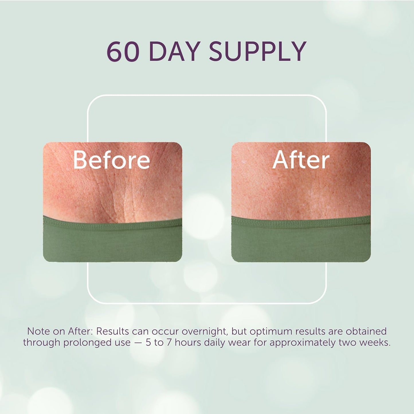 Silc Skin Decollette Pad – Reusable Chest Patch for Sleep Lines & Sun Damage | 60 Day Supply