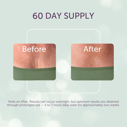 Silc Skin Decollette Pad – Reusable Chest Patch for Sleep Lines & Sun Damage | 60 Day Supply