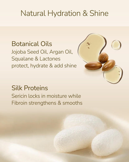 SILK THE RICH Hair Oil – Heat Protectant & Split End Repair with Argan Oil (Travel Size 50ml)