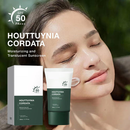 Silky Moisture Sunscreen — Korean SPF 50+ PA++++ Clear Filter Sun Essence, No White Cast