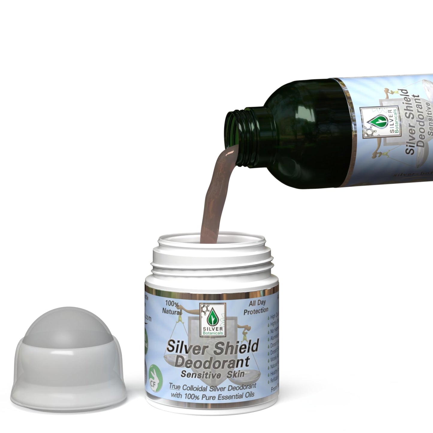 Silver Shield Deodorant - Sensitive Skin Formula (2X Refill) | Silver Botanicals